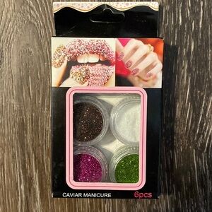 NEW Caviar Manicure 6 Colors Green, Pink, White, Purple, Blue, Gold